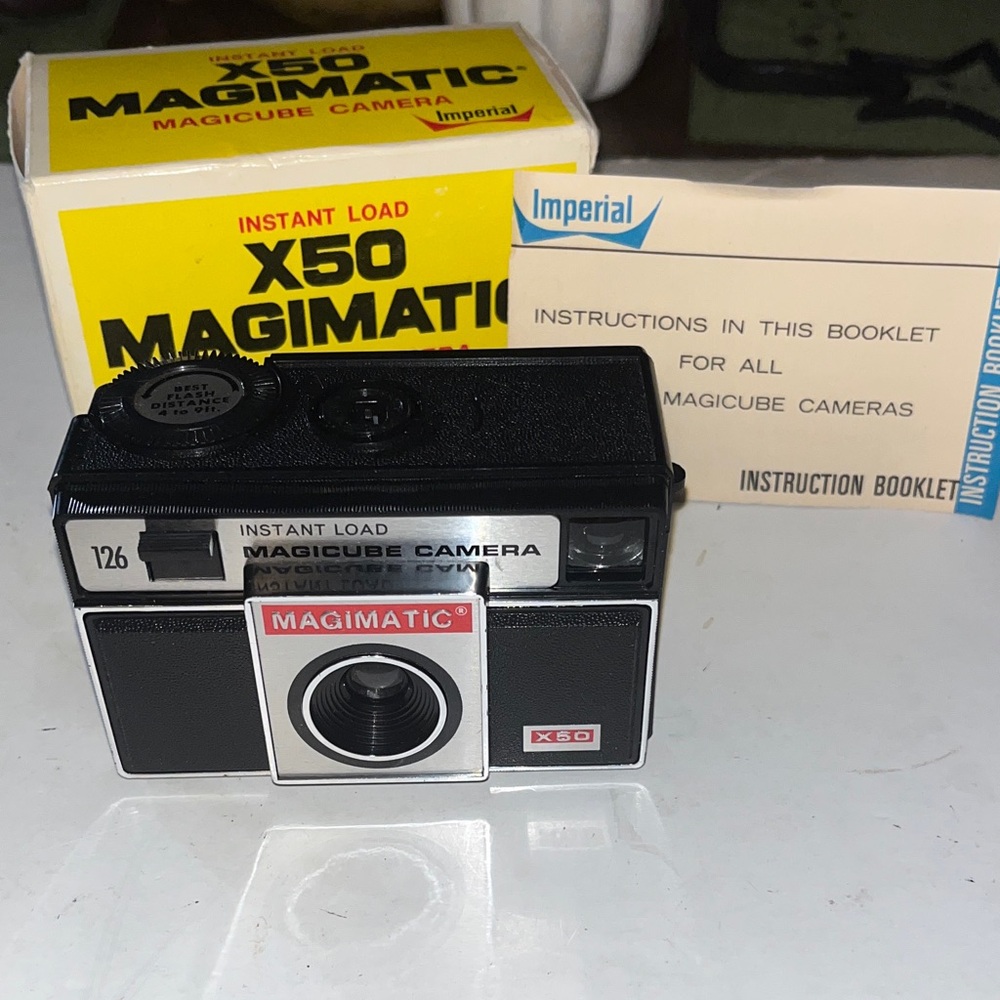 Magimatic X50 Black Camera 1970s Vintage